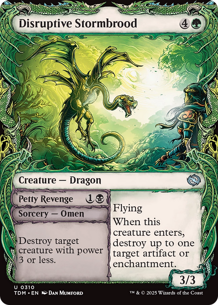 Disruptive Stormbrood (Showcase) [Tarkir: Dragonstorm]-1