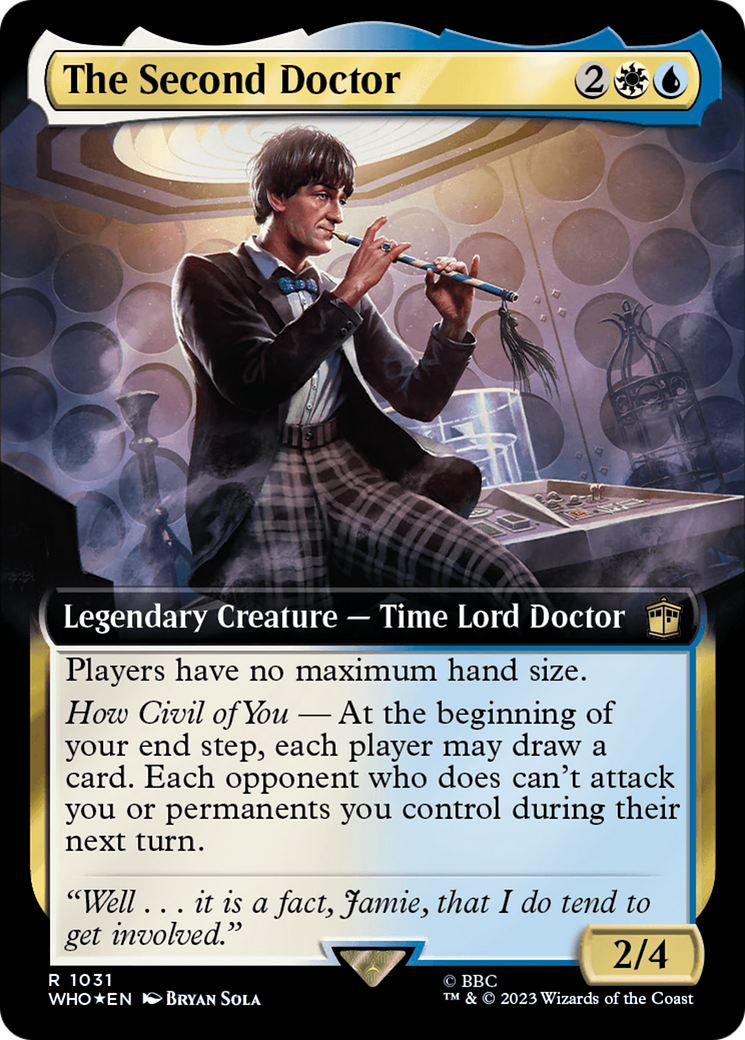 The Second Doctor (Extended Art) (Surge Foil) [Doctor Who]-1