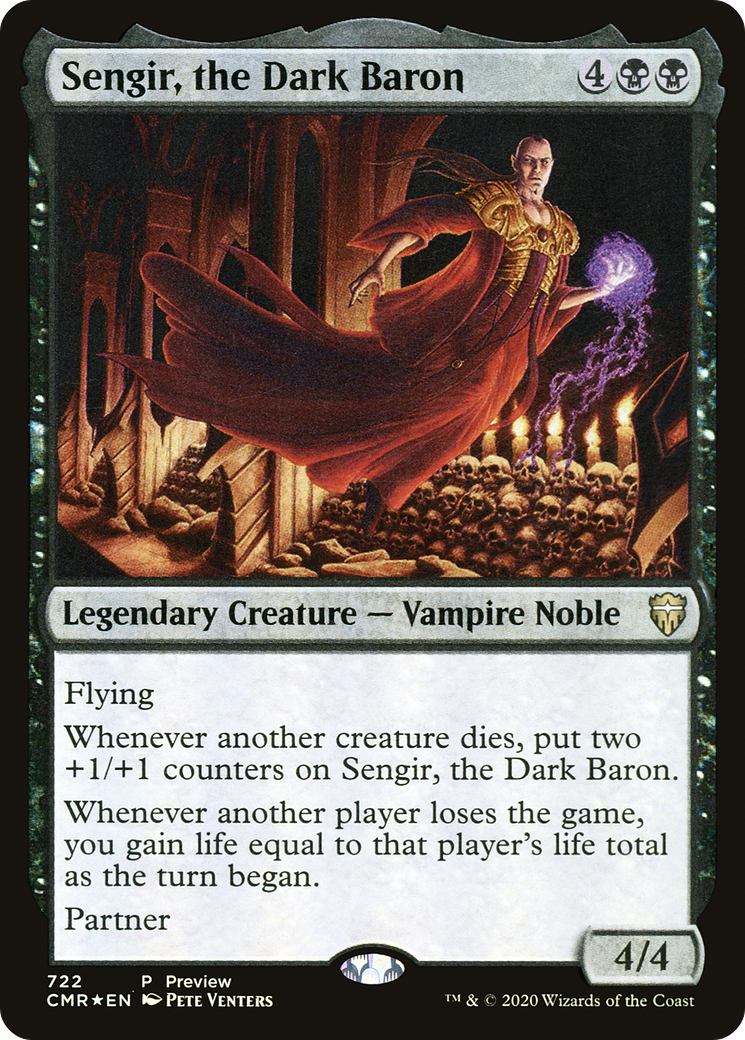 Sengir, the Dark Baron [Commander Legends Promos]-1