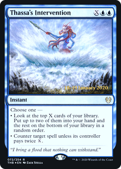 Thassa's Intervention [Theros Beyond Death Prerelease Promos]-1
