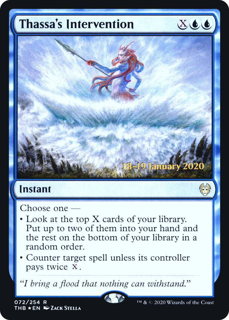 Thassa's Intervention [Theros Beyond Death Prerelease Promos]-1