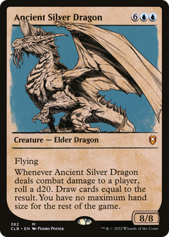 Ancient Silver Dragon (Showcase) [Commander Legends: Battle for Baldur's Gate]-1