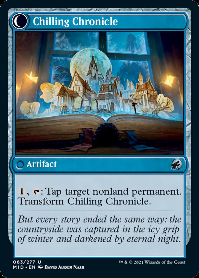 Mysterious Tome // Chilling Chronicle [Innistrad: Midnight Hunt]-2