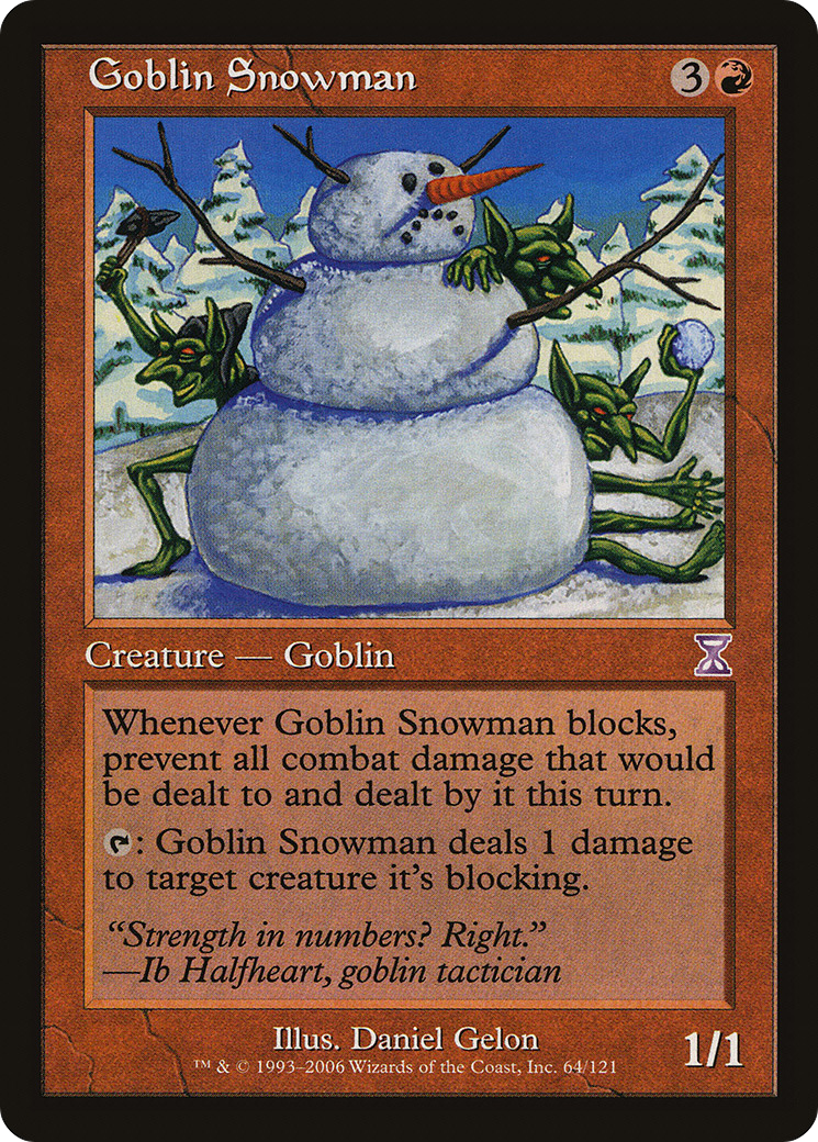 Goblin Snowman [Time Spiral Timeshifted]-1