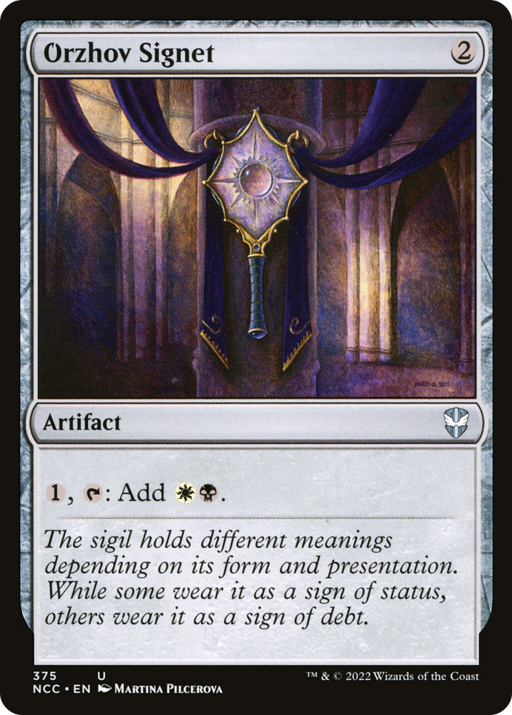 Orzhov Signet [Streets of New Capenna Commander]-1
