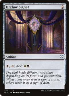 Orzhov Signet [Streets of New Capenna Commander]-1