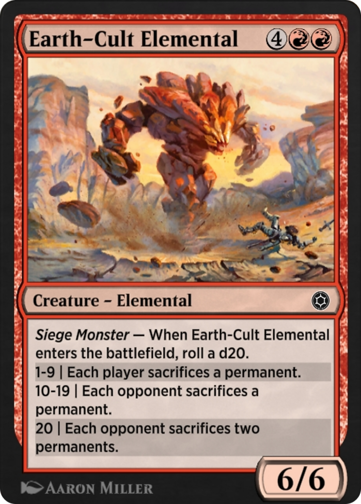 Earth-Cult Elemental (HBG-180) - Alchemy Horizons: Baldur's Gate-1