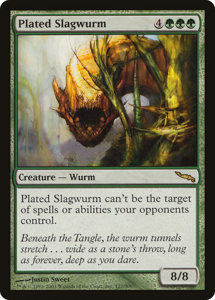 Plated Slagwurm [Mirrodin]-1