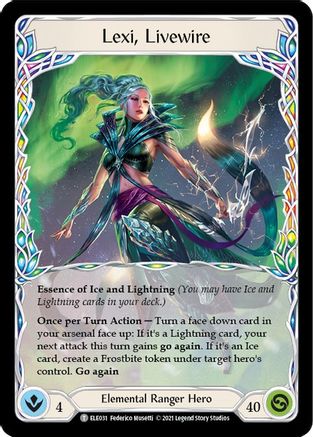 Lexi, Livewire // Rosetta Thorn [ELE031] (Tales of Aria)  1st Edition Normal-3