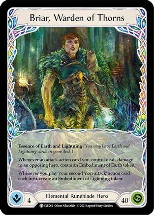 Briar, Warden of Thorns // Titan's Fist [ELE062 // ELE202] (Tales of Aria)  1st Edition Normal-3