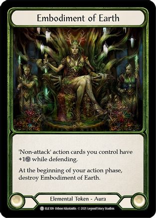 Embodiment of Earth // Embodiment of Lightning [ELE109] (Tales of Aria)  1st Edition Normal-3