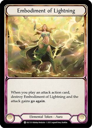 Embodiment of Lightning // Titan's Fist [U-ELE110] (Tales of Aria Unlimited)  Unlimited Normal-3