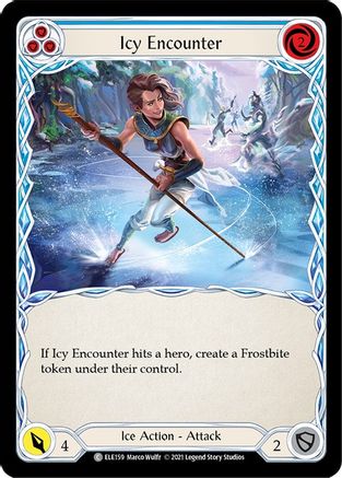 Icy Encounter (Blue) [U-ELE159] (Tales of Aria Unlimited)  Unlimited Normal-1