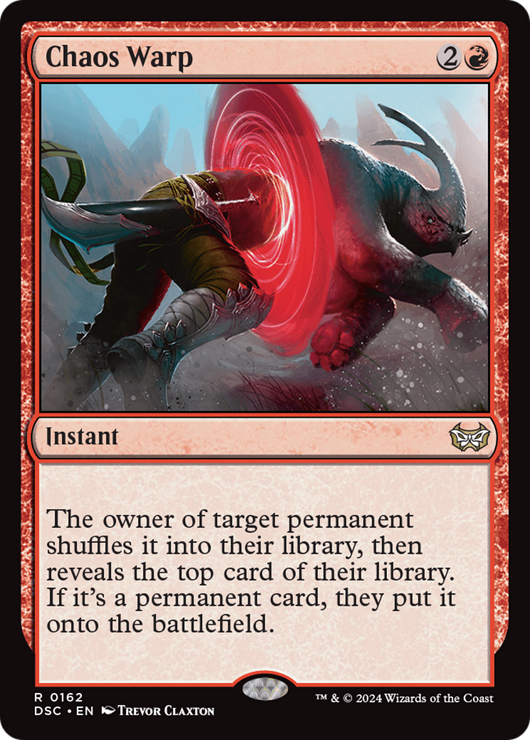 Chaos Warp [Duskmourn: House of Horror Commander]-1