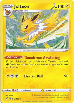Jolteon (047/185) (Cosmos Holo) [Sword & Shield: Vivid Voltage]-1