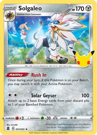 Solgaleo (021/025) [Celebrations: 25th Anniversary]-1