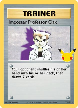 Imposter Professor Oak (73/102) [Celebrations: 25th Anniversary - Classic Collection]-1