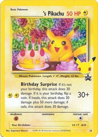 _____'s Pikachu (24) [Celebrations: 25th Anniversary - Classic Collection]-1