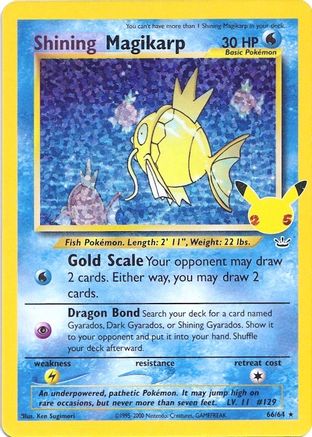 Shining Magikarp (66/64) [Celebrations: 25th Anniversary - Classic Collection]-1