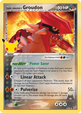 Team Magma's Groudon (9/95) [Celebrations: 25th Anniversary - Classic Collection]-1