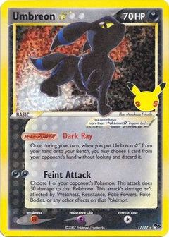 Umbreon (17/17) (Star) [Celebrations: 25th Anniversary - Classic Collection]-1