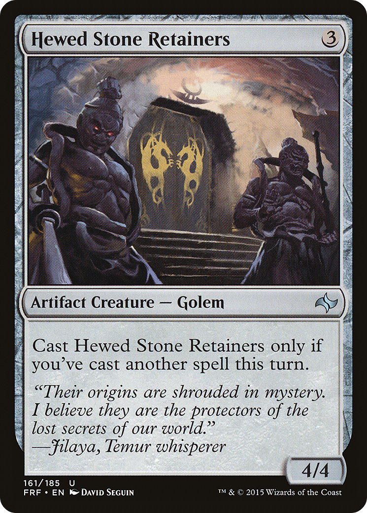 Hewed Stone Retainers [Fate Reforged]-1
