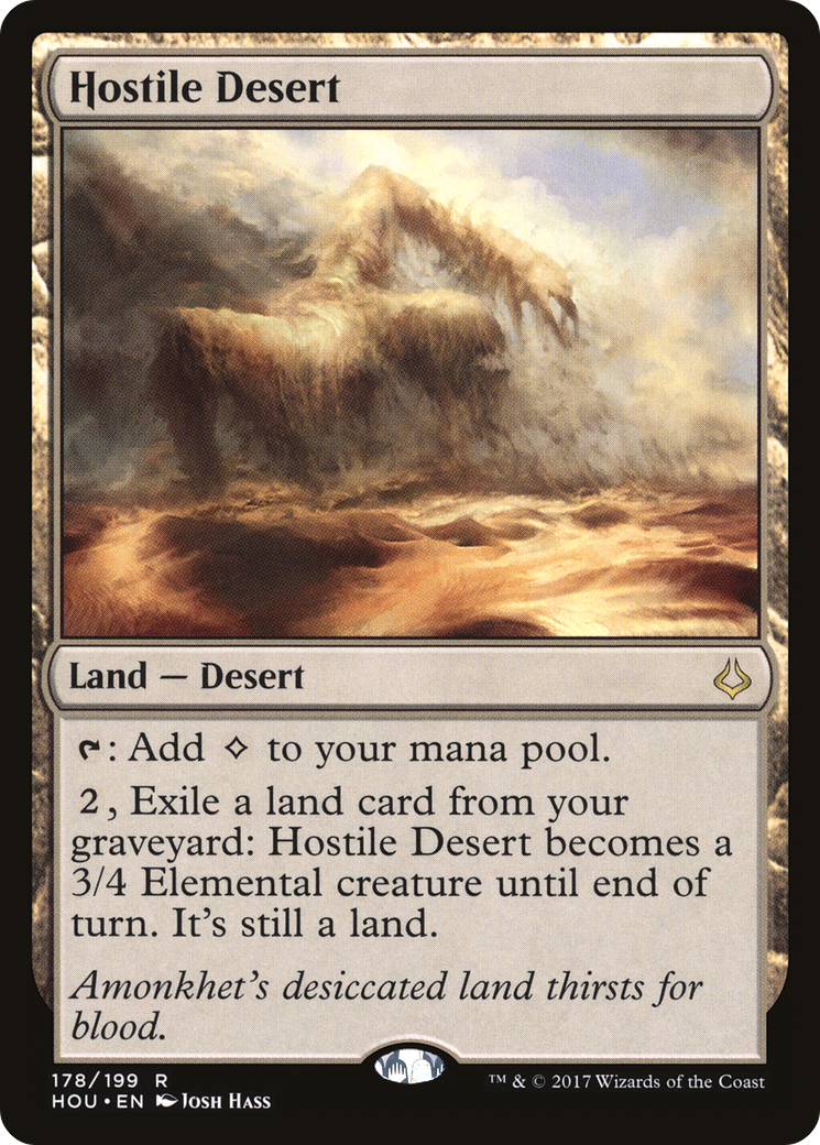 Hostile Desert [Hour of Devastation]-1