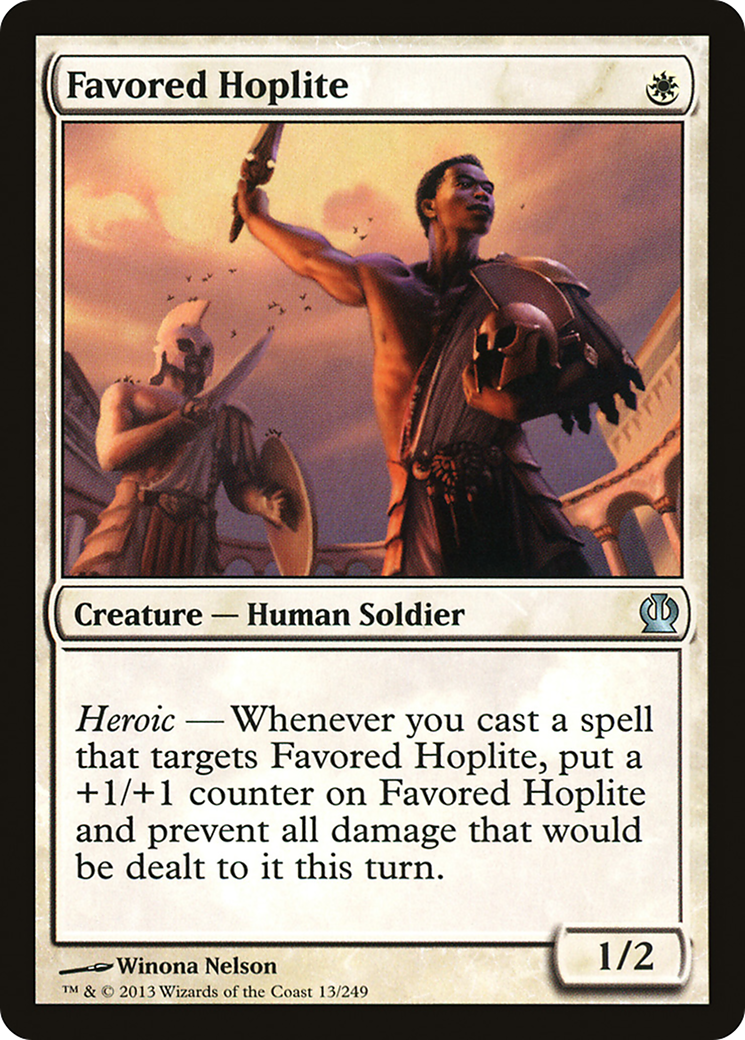 Favored Hoplite [Theros]-1