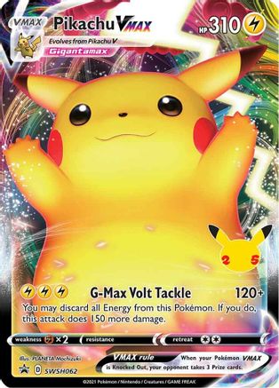 Pikachu VMAX (SWSH062) (Celebrations) [Sword & Shield: Black Star Promos]-1