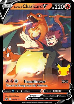 Lance's Charizard V (SWSH133) (Celebrations) [Sword & Shield: Black Star Promos]-1