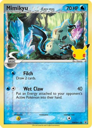 Mimikyu (SWSH136) (Delta Species) (Celebrations) [Sword & Shield: Black Star Promos]-1