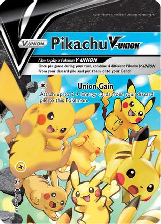 Pikachu V-UNION (SWSH139) (Celebrations) [Sword & Shield: Black Star Promos]-1
