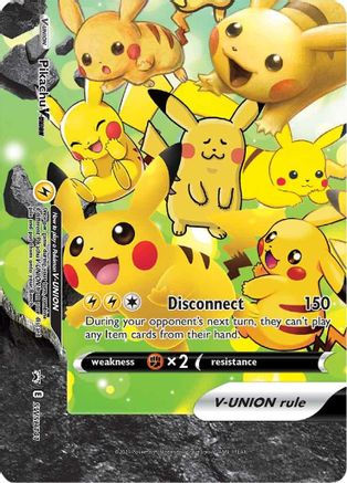 Pikachu V-UNION (SWSH141) (Celebrations) [Sword & Shield: Black Star Promos]-1