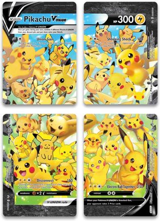 Pikachu V-UNION (Set of 4) [Sword & Shield: Black Star Promos]-1