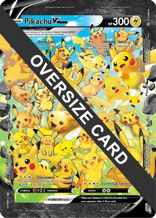Pikachu V-UNION (Jumbo Card) [Sword & Shield: Black Star Promos]-1