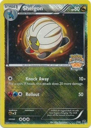 Shelgon (7/20) (Regional Championship) [Black & White: Dragon Vault]-1