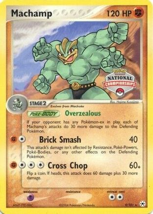Machamp (9/101) (National Championships Promo) [EX: Hidden Legends]-1