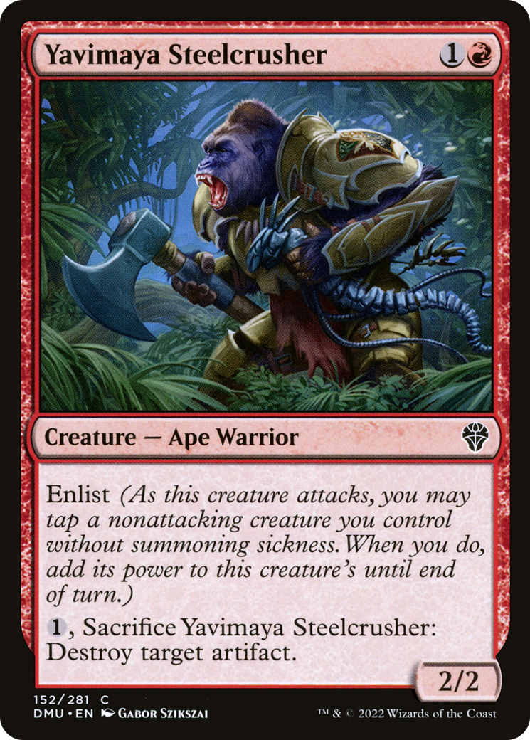 Yavimaya Steelcrusher (DMU-152) - Dominaria United Foil-1