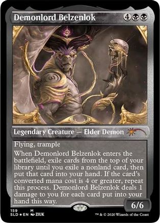 Demonlord Belzenlok (Foil Etched) [Secret Lair Drop Series]-1