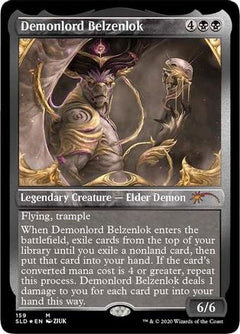 Demonlord Belzenlok (Foil Etched) [Secret Lair Drop Series]-1