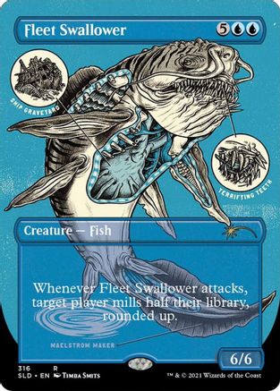 Fleet Swallower (Borderless Foil Etched) [Secret Lair Drop Series]-1