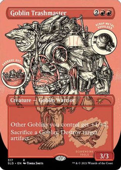 Goblin Trashmaster (Borderless Foil Etched) [Secret Lair Drop Series]-1