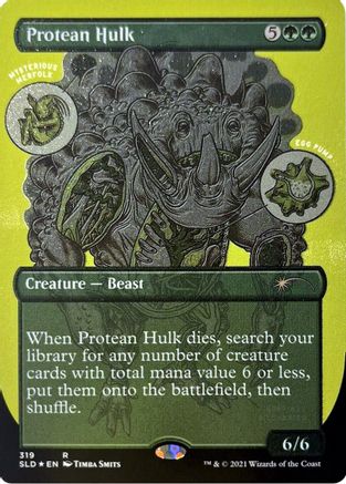 Protean Hulk (Borderless Foil Etched) [Secret Lair Drop Series]-1