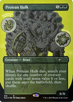 Protean Hulk (Borderless Foil Etched) [Secret Lair Drop Series]-1