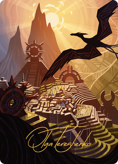 Plains // Plains (ALCI-044) - The Lost Caverns of Ixalan Art Series (Borderless)-3