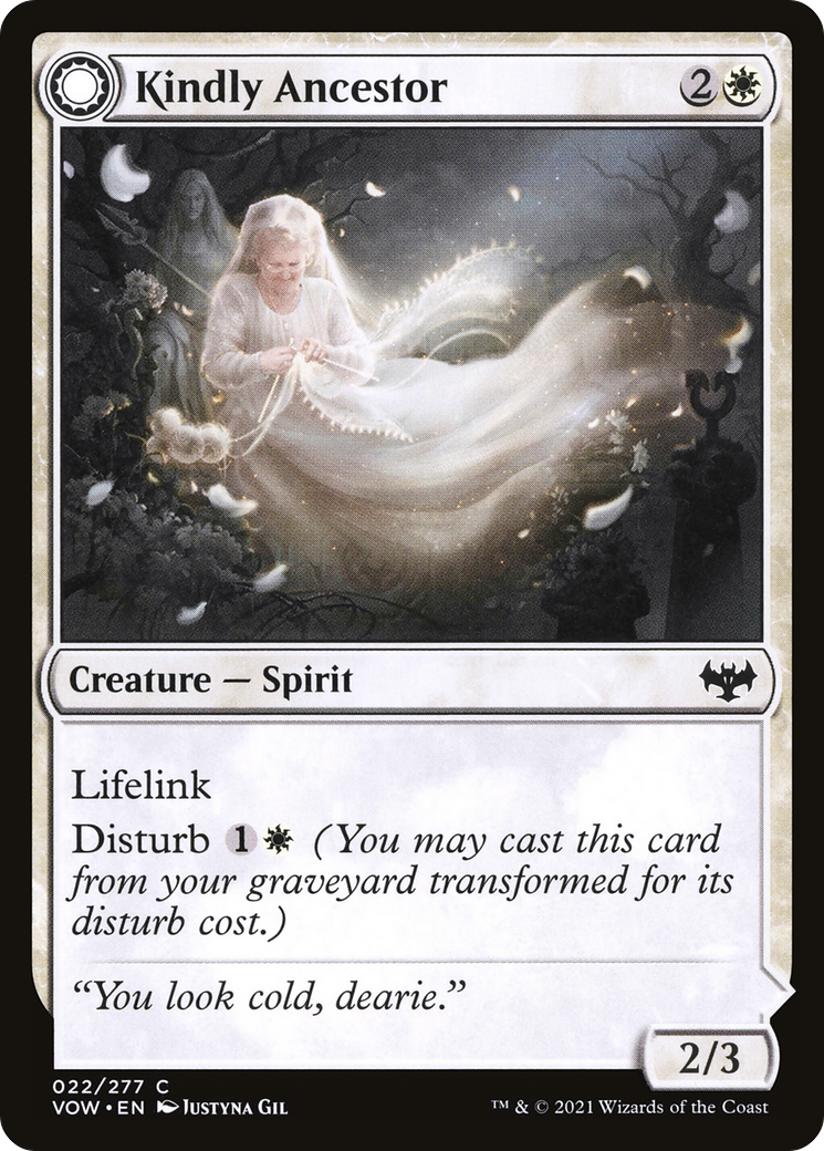Kindly Ancestor // Ancestor's Embrace [Innistrad: Crimson Vow]-3