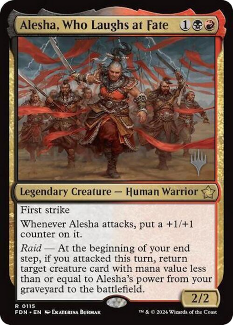 Alesha, Who Laughs at Fate (Promo Pack) [Foundations Promos]-1
