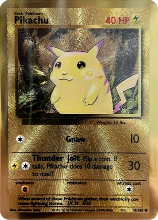 Pikachu (58/102) (Celebrations Metal Card) [Celebrations: 25th Anniversary]-1