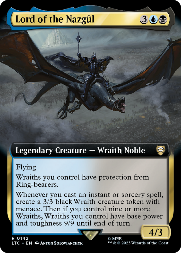Lord of the Nazgul (Extended Art) [The Lord of the Rings: Tales of Middle-Earth Commander]-1