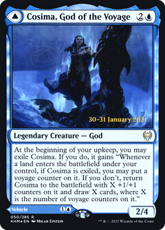 Cosima, God of the Voyage // The Omenkeel [Kaldheim Prerelease Promos]-3